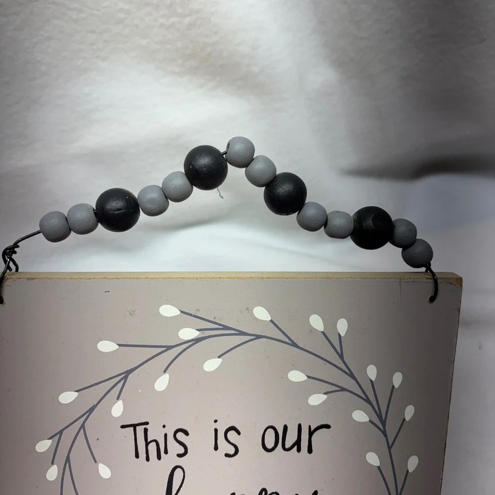 The Hearthside Collection Wood Sign This‎ Is Our Happy Place Wall Decor